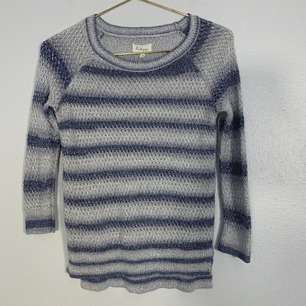 Lou & Grey Long Sleeves Striped Sweater